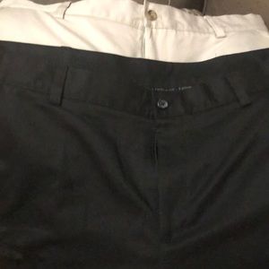 2 pairs men’s 36 Izod black golf shorts